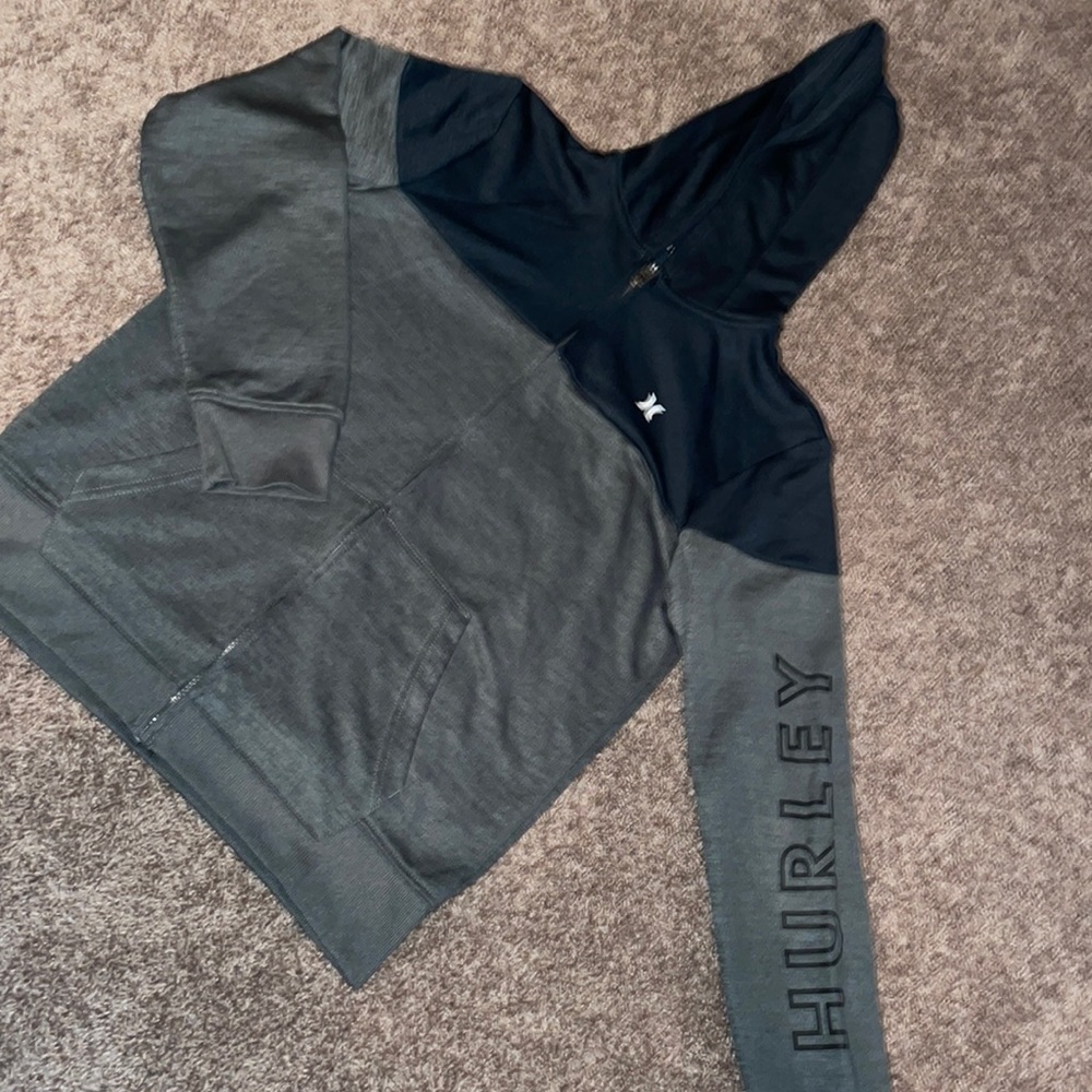 Hurley Nike Dri Fit Zippered Hoodie XL youth.